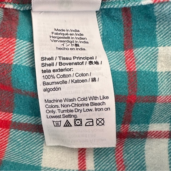 J. Crew GAP lot of 3 plaid flannel shirt and t-shirt boys size 12 bundle - Picture 5 of 13